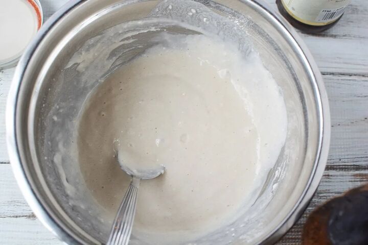 homemade pancake mix recipe to stock your pantry, Mixing pancake mix in bowl