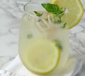 homemade basil lemonade