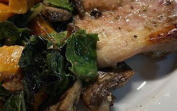 Chicken Thighs and Swiss Chard Recipe {sheet-pan, Gluten-free}