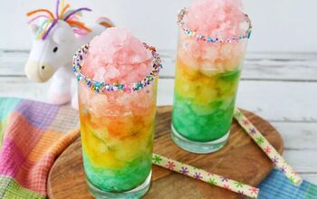 Rainbow Unicorn Slush Icy Lemonade