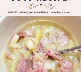 country ham soup recipe easy delicious, Country Ham Soup Recipe Sassy Townhouse Living