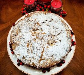 Apple, Cranberry, Almond Cake Recipe - Easy, Moist, And Delicious