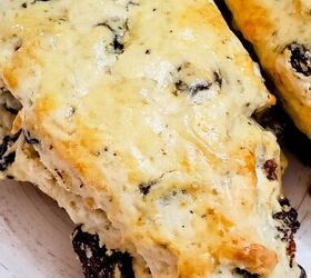 apple cranberry almond cake recipe easy moist and delicious, Earl Grey Raisin Scones with Vanilla Glaze Delicious Comfort Food Sassy Townhouse Living
