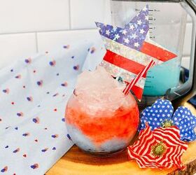 Red White and Blue Layered Slush Recipe for Summer