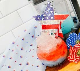 red white and blue layered slush recipe for summer, Slush Recipe with different layers
