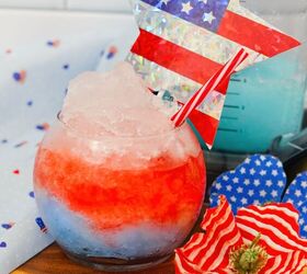 red white and blue layered slush recipe for summer, Keep cool this summer in patriotic style with this fun red white and blue layered slush recipe that is delicious for all ages Here is how to make it