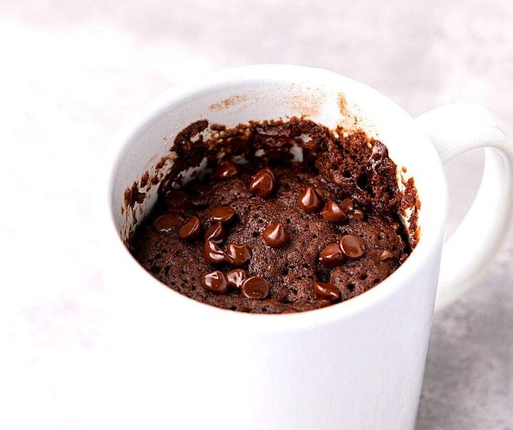 vegan brownie in a mug quick and easy chocolate dessert
