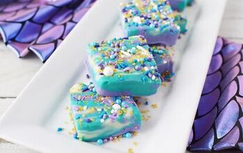 Purple and Blue Swirl Mermaid Candy Fudge