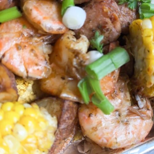 easy one pan spicy seafood dinner perfect for a party