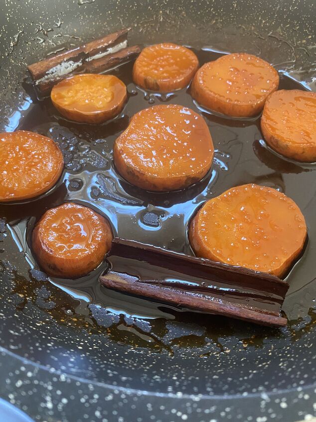 caramelized sweet potato
