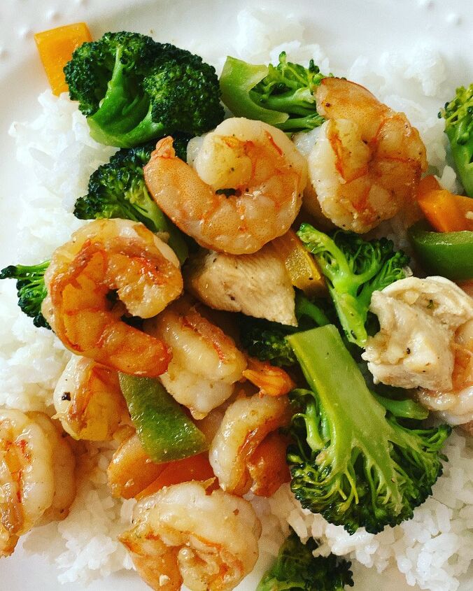 garlicky shrimp chicken and broccoli, Garlicky Shrimp Chicken and Broccoli