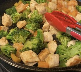 garlicky shrimp chicken and broccoli, Looking Good