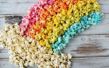 Rainbow Popcorn Snack or Party Mix