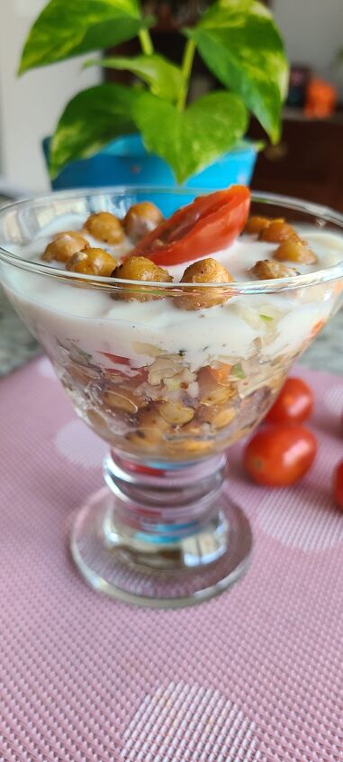 chana chaat white chickpeas chaat snack