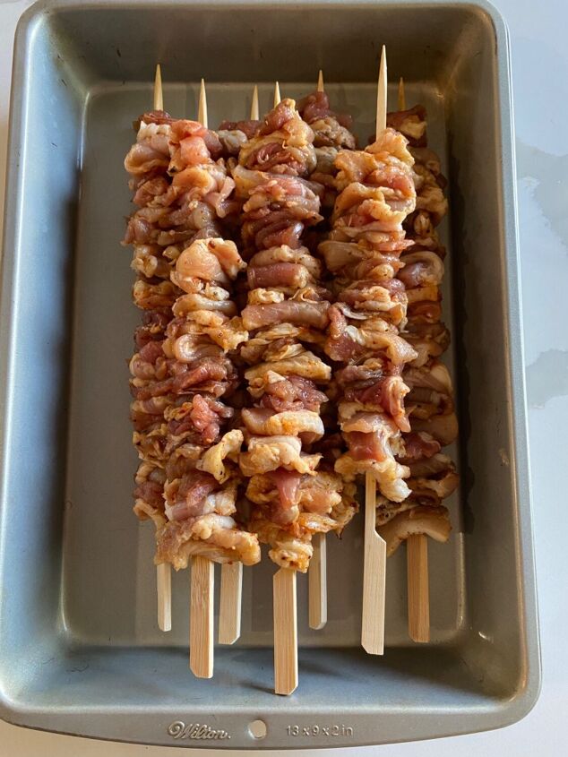 smoked pork belly skewers