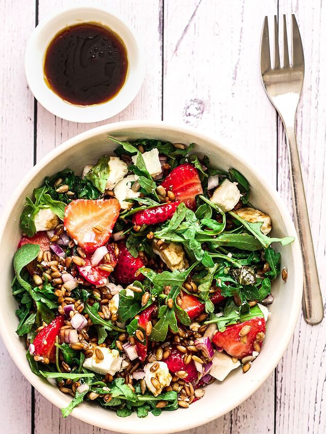 the best easy creamy red skin potato salad no egg, Strawberry and Rocket Salad