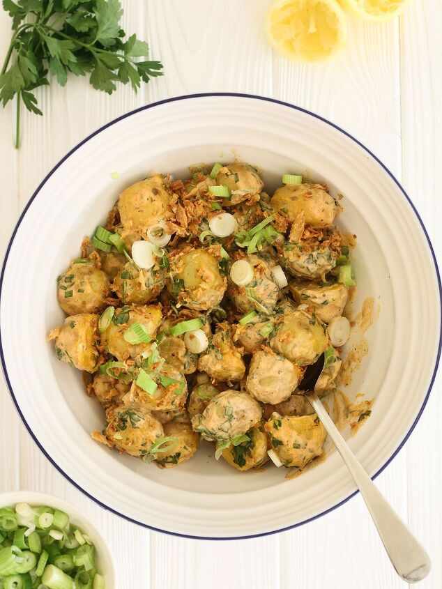 the best easy creamy red skin potato salad no egg, Potato Salad