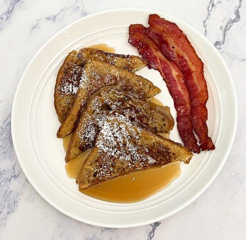 french toast, French Toast on a plate