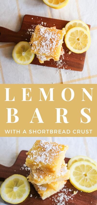 lemon bars with shortbread crust recipe