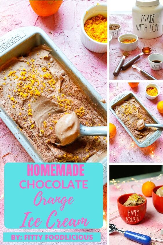 homemade chocolate orange ice cream recipe