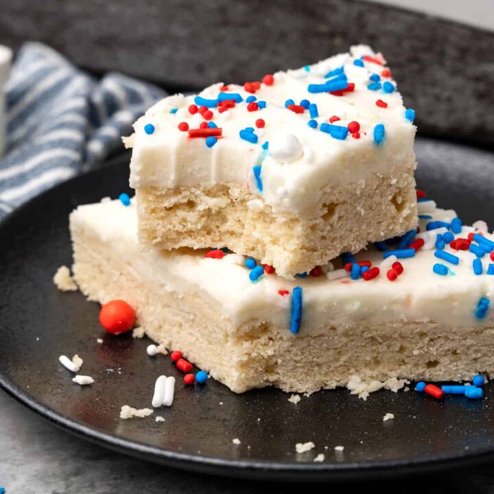 4th of july sugar cookie bars, Red White and Blue Cookies