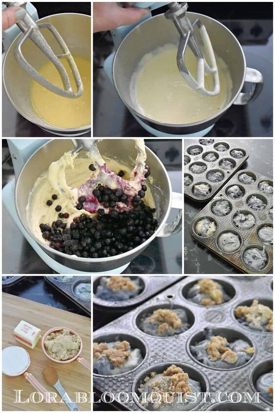 very best blueberry muffins, How to steps to make blueberry muffins