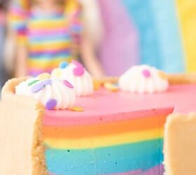 How to Make a Show-stopping Barbie No Bake Rainbow Cheesecake