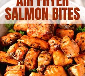 Air Fryer Salmon Cubes