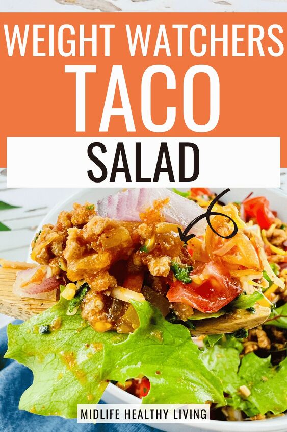 weight watchers taco salad, weight watchers friendly tacos salad recipe
