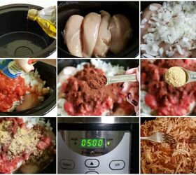 pulled chicken recipe, Steps to make shredded chicken in a crockpot