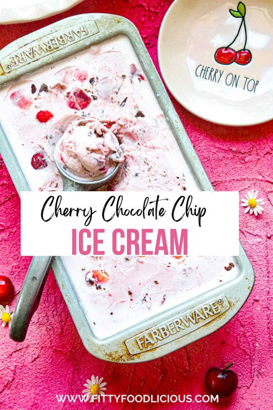 cherry chocolate chip ice cream, chocolate covered cherry ice cream