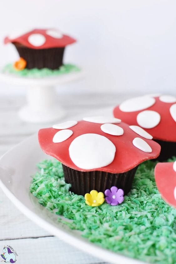magical toadstool cupcakes, Woodland Fairy Toadstool Cupcakes