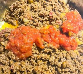 dorito casserole with ground beef, you can use any salsa want mild medium or hot