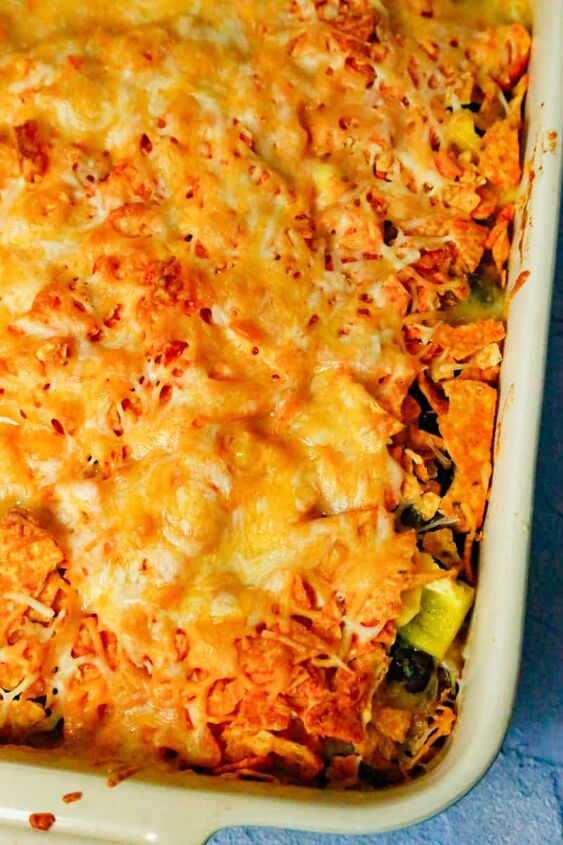 dorito casserole with ground beef, baked Doritos casserole