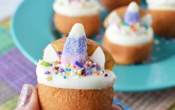 Cute and Easy Unicorn Donut Holes