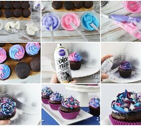 Out of This World Galaxy Cupcakes Recipe | Foodtalk