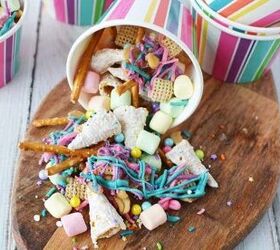 unicorn party snack mix, Whimsical snack mix for themed party