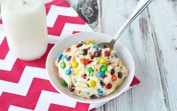 No-Bake Cookie Dough With M&M Candies