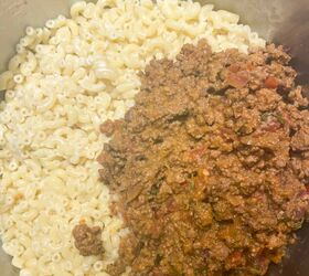 taco pasta casserole, Combine the taco casserole with noodles for taco pasta casserole