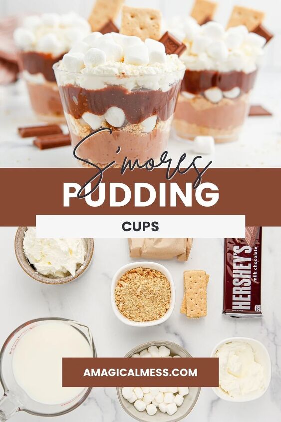 Unforgettable S'mores Pudding Cups Recipe | Foodtalk