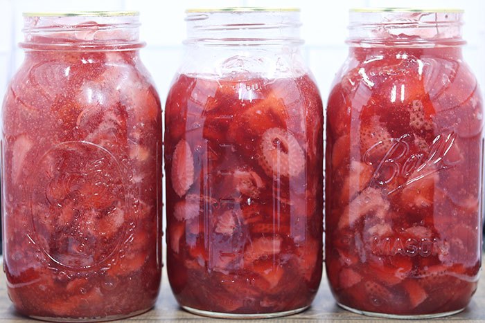 strawberry pie filling canning recipe