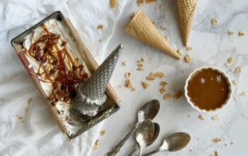 Salted Caramel Candied Pecan "No Churn" Ice Cream