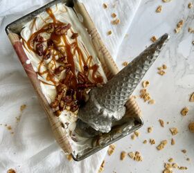 Salted Caramel Candied Pecan "No Churn" Ice Cream | Foodtalk