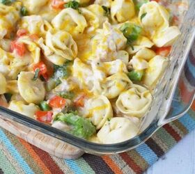 The Easiest Chicken Broccoli Bake With Tortellini Ever