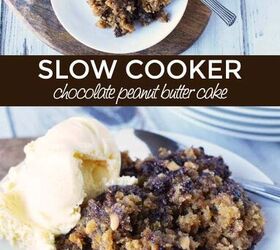 Chocolate and Peanut Butter Slow Cooker Cake Recipe