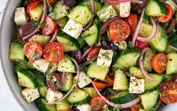 Easy Greek Cucumber Salad With Feta