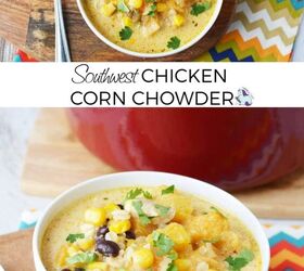 best ever southwest chicken corn chowder recipe, Southwest Chicken Corn Chowder with black beans and cilantro