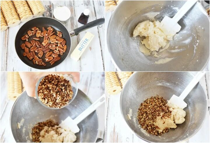 butter pecan cookie dough, Steps to make butter pecan cookie dough dip