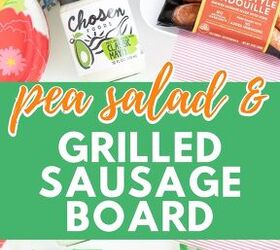 how to make classic pea salad, pinterest promo sausage