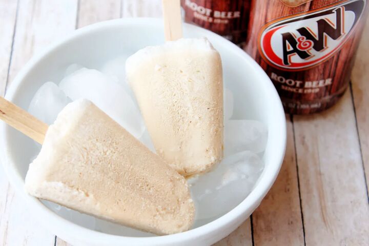 easy root beer float popsicles recipe